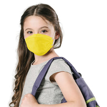 Load image into Gallery viewer, Lutema M95Fc Yellow Fish Mask Made in USA with KF94 Protection