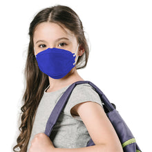Load image into Gallery viewer, Lutema M95Fc Navy Blue Fish Mask Made in USA with KF94 Protection
