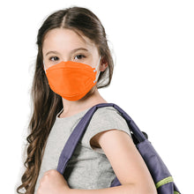 Load image into Gallery viewer, Lutema M95Fc Orange Fish Mask Made in USA with KF94 Protection