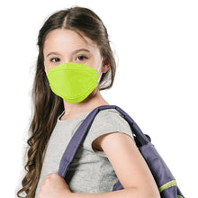 Load image into Gallery viewer, Lutema M95Fc Kiwi Green Fish Mask Made in USA with KF94 Protection