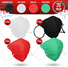 Cargar imagen en el visor de la galería, Made in USA, Small Sized Adults 5-Ply (M95c) Travel Face Mask with Ultra High Filtration