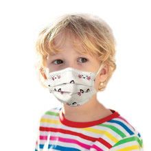 Load image into Gallery viewer, Boy wearing white fox mask