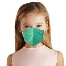 Cargar imagen en el visor de la galería, Girl wearing mint green M95c Mask