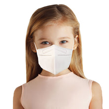 Cargar imagen en el visor de la galería, Girl wearing white M95c Mask