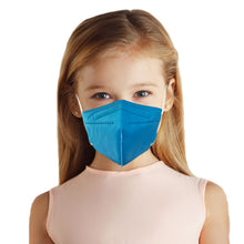 Cargar imagen en el visor de la galería, Girl wearing sapphire blue M95c Mask