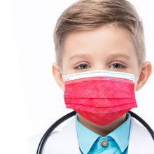 Load image into Gallery viewer, Boy wearing ruby red mask