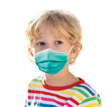 Load image into Gallery viewer, Boy wearing mint green mask

