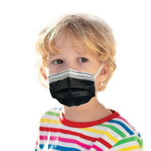 Load image into Gallery viewer, Boy wearing obsidian black mask