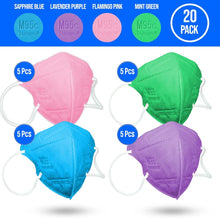 Cargar imagen en el visor de la galería, Made in USA, Small Sized Adults 5-Ply (M95c) Travel Face Mask with Ultra High Filtration
