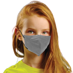 Girl wearing graphite gray M93c mask