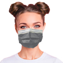 Cargar imagen en el visor de la galería,  Woman wearing graphite gray mask
