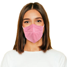 Load image into Gallery viewer, Woman wearing flamingo pink M95c mask
