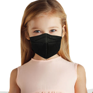 Girl wearing obsidian black M95c Mask