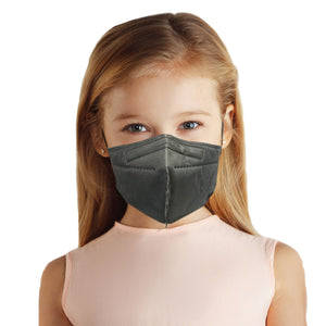 Masque facial jetable à 5 couches pour enfants avec protection à 95% contre les particules - Fabriqué aux États-Unis (5 paquets)
