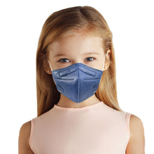 Load image into Gallery viewer, Girl wearing denim blue M95c Mask
