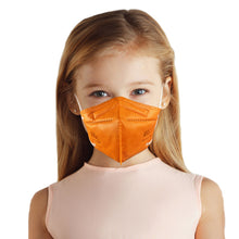 Cargar imagen en el visor de la galería, Girl wearing tangerine orange M95c Mask
