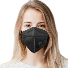 Load image into Gallery viewer, Woman wearing obsidian black M96i mask
