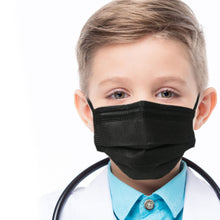 Load image into Gallery viewer, Boy wearing jet black mask
