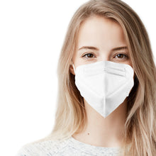 Load image into Gallery viewer, Woman wearing white M95i mask
