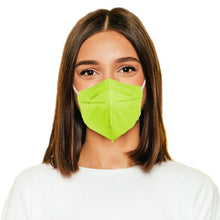 Load image into Gallery viewer, M95c Kiwi Green Face Mask with KN95 Protection
